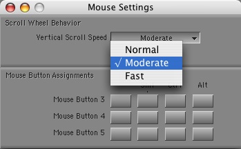 Mouse-Settings